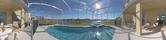 The wonderful  pool terrace