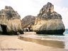 Caves and fabulous sand in Alvor