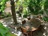 The private shady garden at Casa Paradis