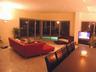65m2 livingroom with panoramic view on enlightened Nice