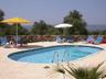 The villa's private pool with large sitting out areas