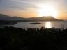 Sunset as seen from the villa's terrace
