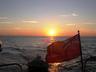 Sunset on the way back to Albufeira Marina
