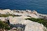 Steps leading down from the villa directly to sea swimming p