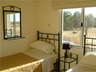 The twin bedroom has hot and cold air con and sea views