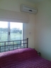The master bedroom has hot and cold air con and sea views
