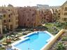 View over shared pool from private sun terrace