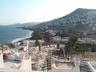 from the roof terrace out to sea