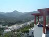 mountain view from roof terrace