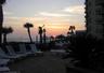 Evening view from one of the pool decks