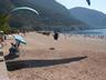 Paraglider Landing at Olu Deniz