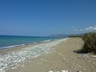 Local sandy beach, Chrysochou Bay. Always a stretch to yourself