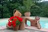 Enjoying the pool
