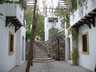 Walkway from the apartment to the pool