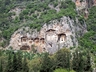 The famous Lycian tombs