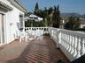 The front terrace overlooking the pool