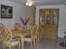 Family dining room with views out across the water