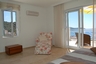 Master bedroom with sea view balcony