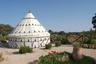 Desert tent in garden