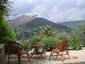 a part of the terrace with the view valley