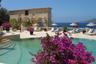 The adults only pool overlooks the sea