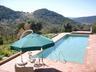 The large pool 15m.x 5m. With wonderful mountain backdrop.