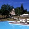 A view of the house and the pool