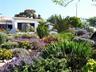 Gardens looking up to Carob Apartment Cottage