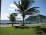 Beach area with Ocean Edge resort in the background