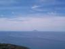 Volcano of Stromboli and other islands from Collemare